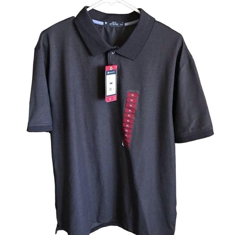 Members Mark Golf polo shirt Size XL Mens black athletic New with tags
